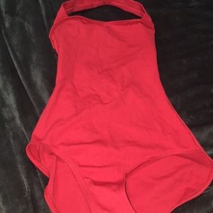 red body suit
